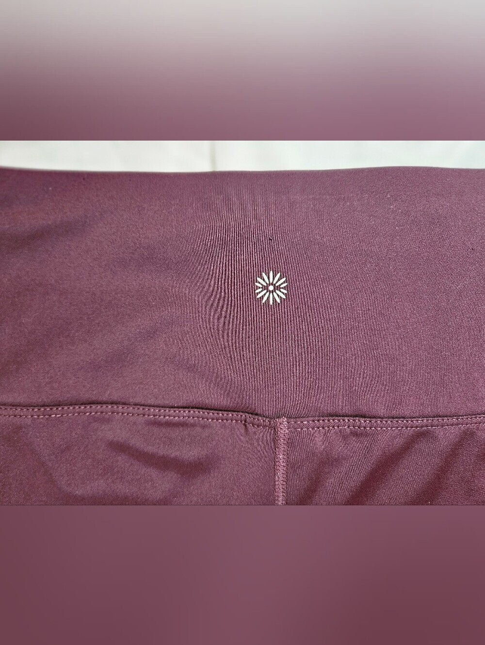 Tangerine Womens Purple & Pink Side Panel Elastic Waist Athletic Leggings Sz Med - Picture 13 of 14
